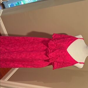 Guess Fuchsia Lace Dress